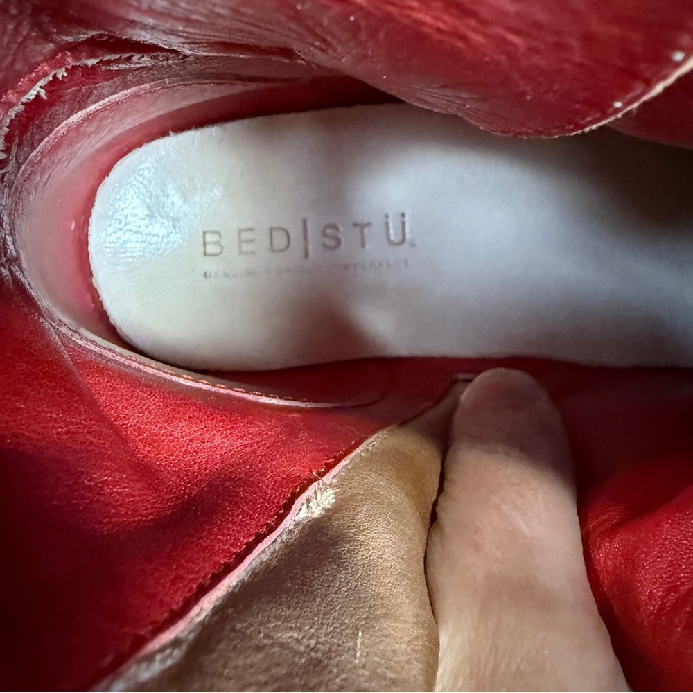 Bed Stu Brianna Ankle Boots | Tan & Cream | Size 9.5 - Picture 8 of 9